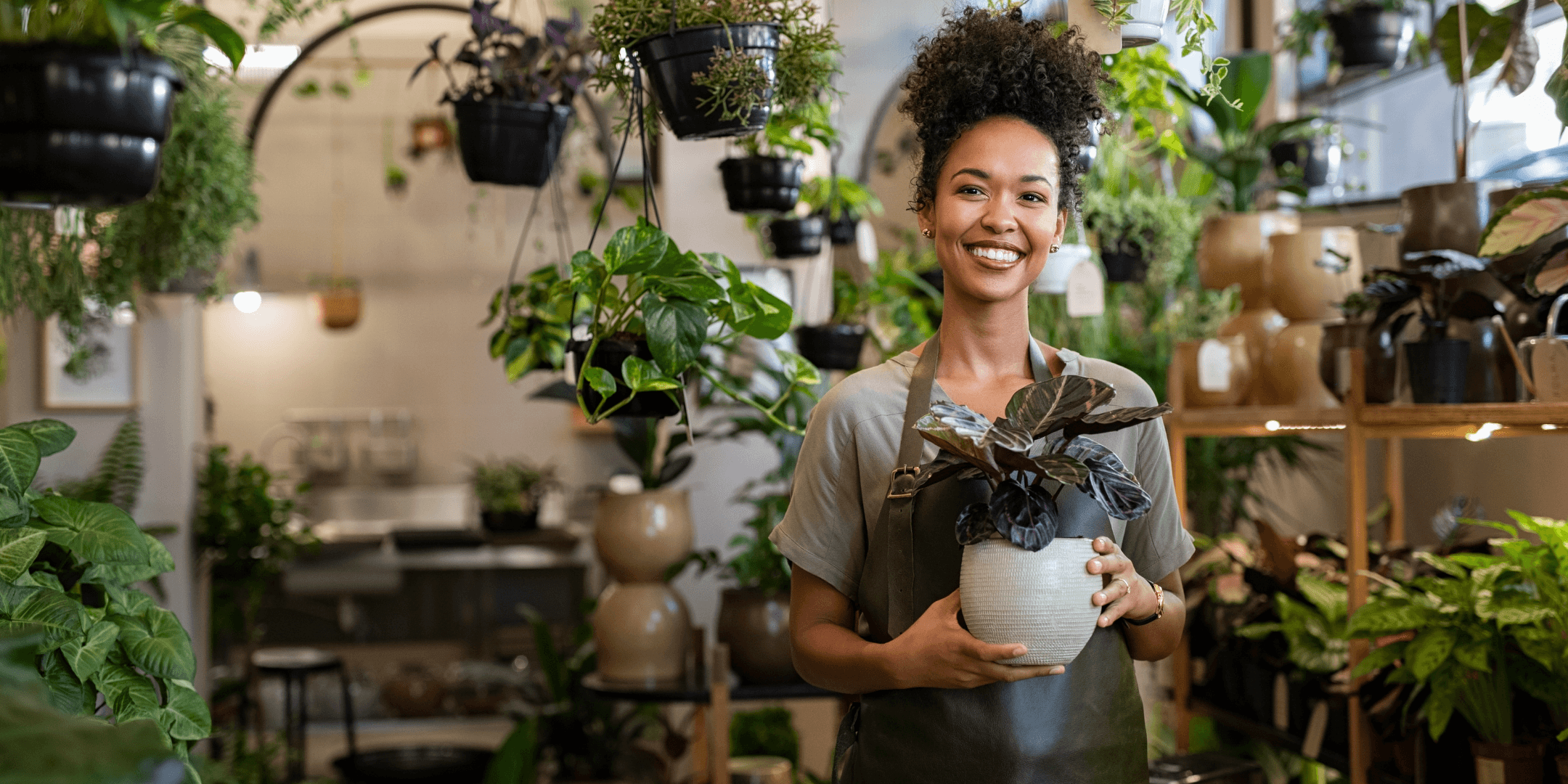 Plant shop owner